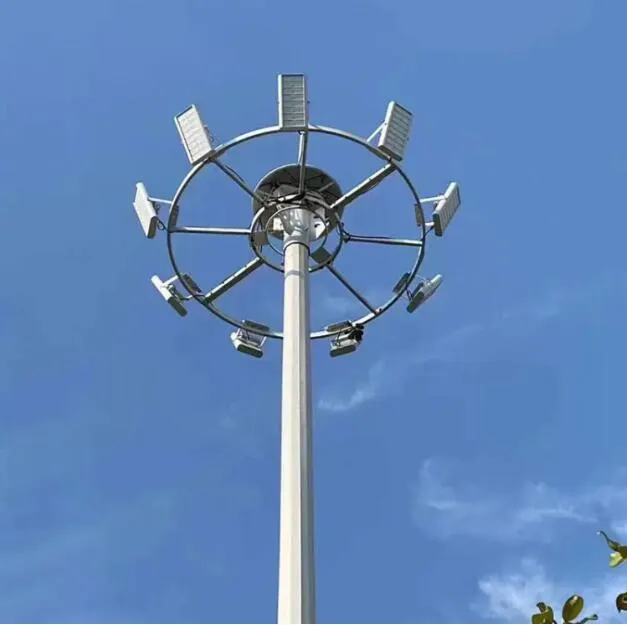 12 metrų aukščio stiebo stulpas